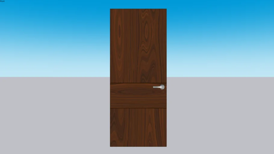 Wood door