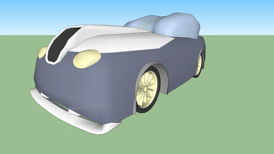 Retro-Style concept car (3D Challenge #083)