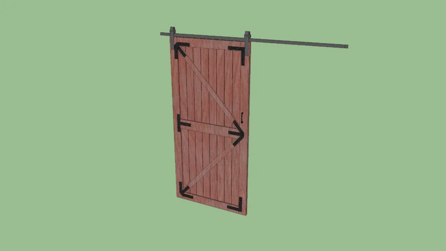 Sliding Door 210 x 100 cm / 83 x 39 inches