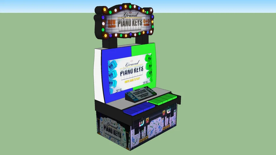 Grand Piano Keys Arcade Game