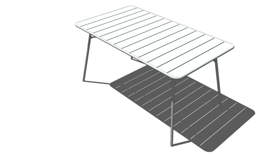 Table jardin grise pliante SOURIS