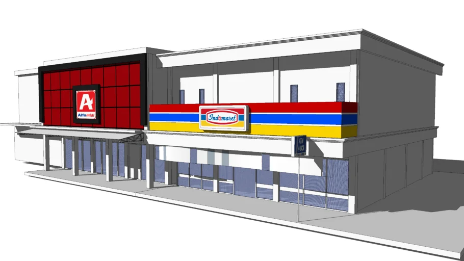 Alfa Mini market & Indomaret - Jakarta, Indonesia