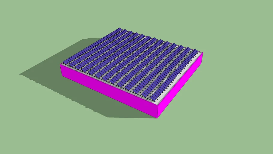 impianto fotovoltaico su tetto piano