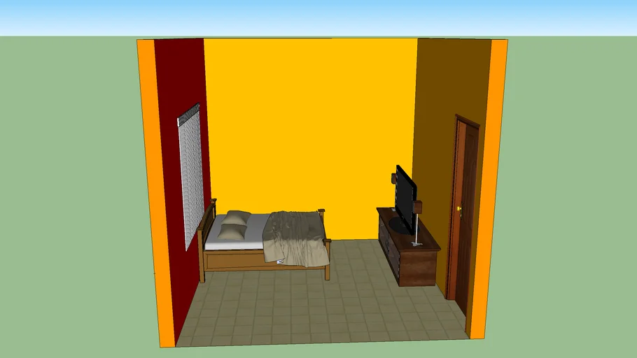 quarto 3x3 da planta baixa