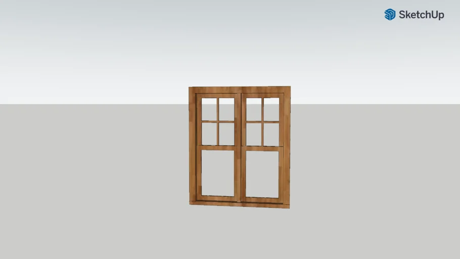Stained Double Window | 3D Warehouse