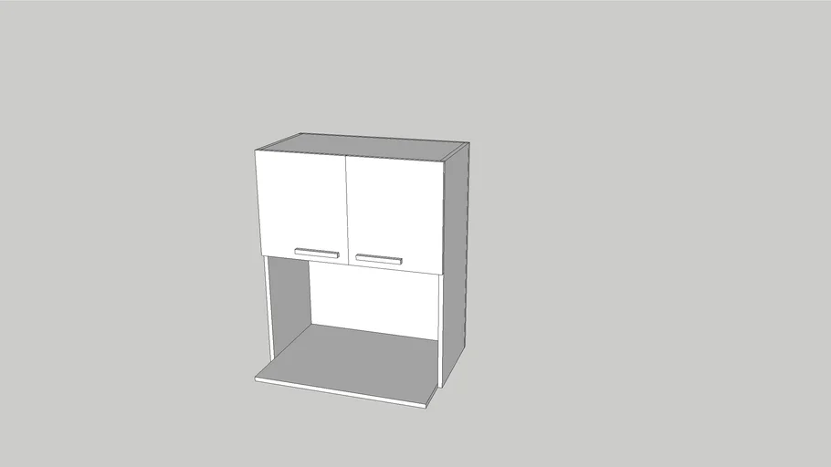 Estanteria de cocina para microondas