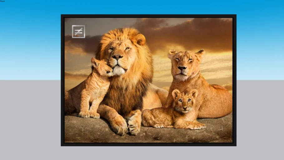Quadro As Raízes do Leão