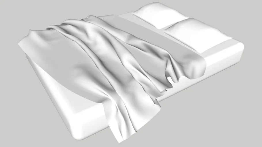 bed sheets and pillows