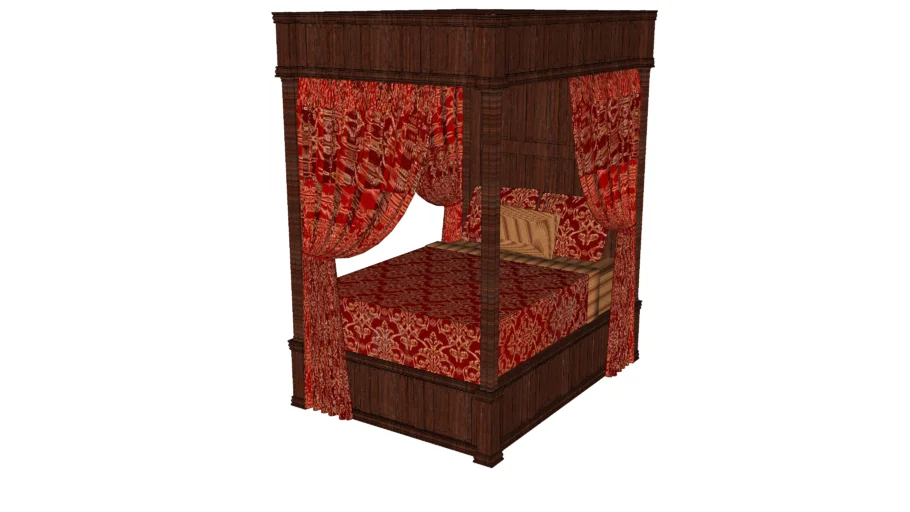 Grand Gothic Canopy Bed