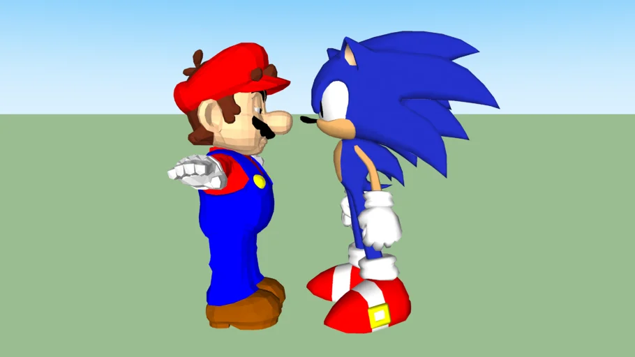 mario and sonic pack (mario SSBB) (sonic Unleashed)