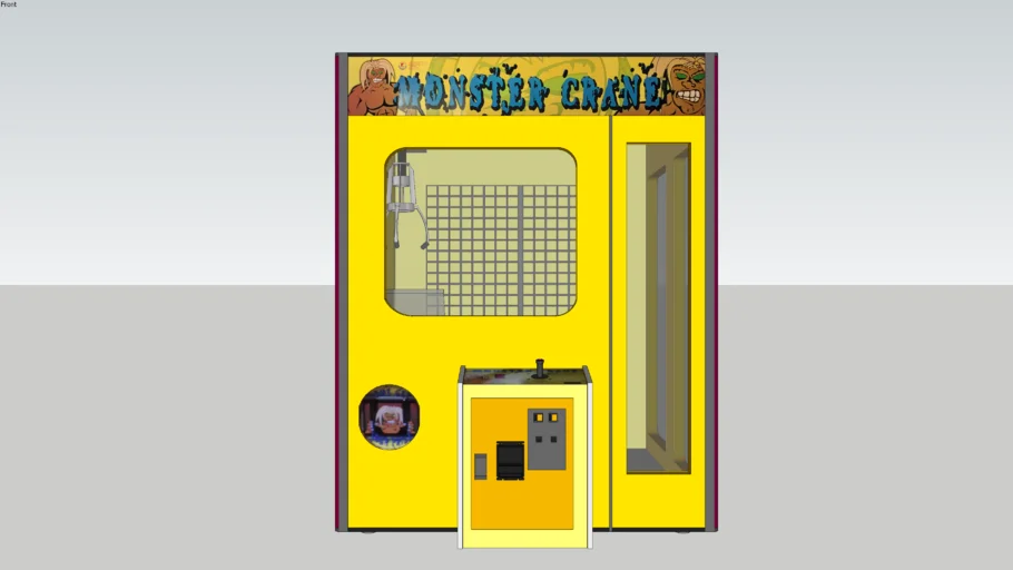 Monster Crane claw machine (October 2023 revision)
