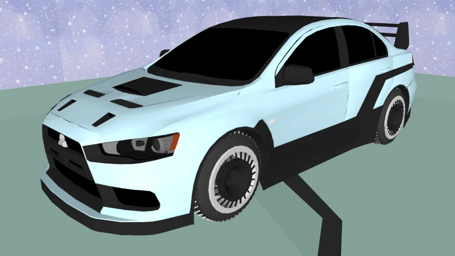 Rally Car - Mitsubishi Lancer EVO X