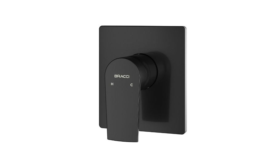 Acabamento Monocomando Ducha Higiênica Preto BRACCI | B07025B