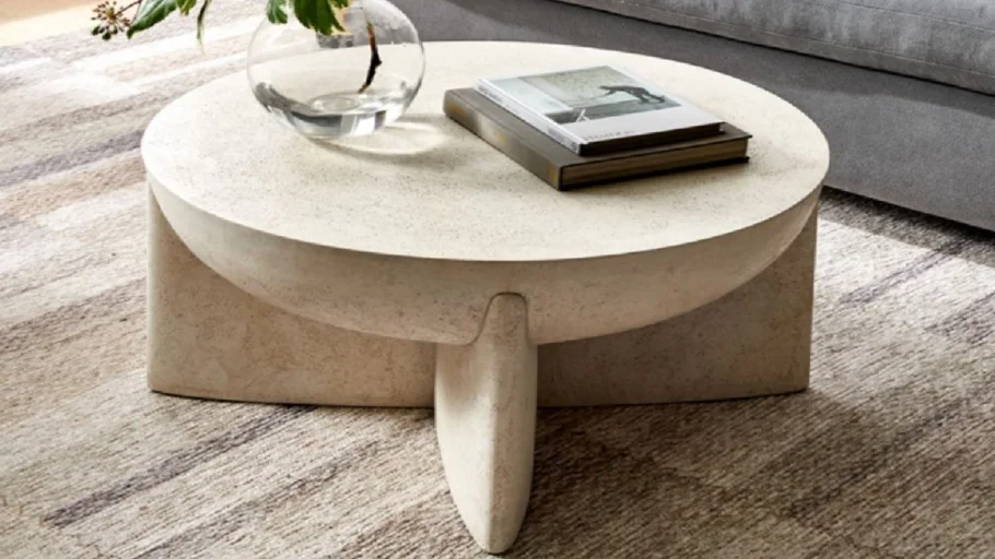 MONTI LAVA STONE COFFEE TABLE WEST ELM