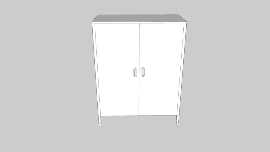 Alpes Inox storage unit 128 cm