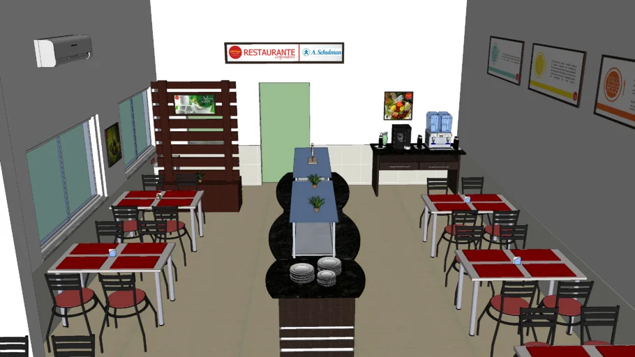 Restaurante A.Schulman, administrado pela Nutrivigor