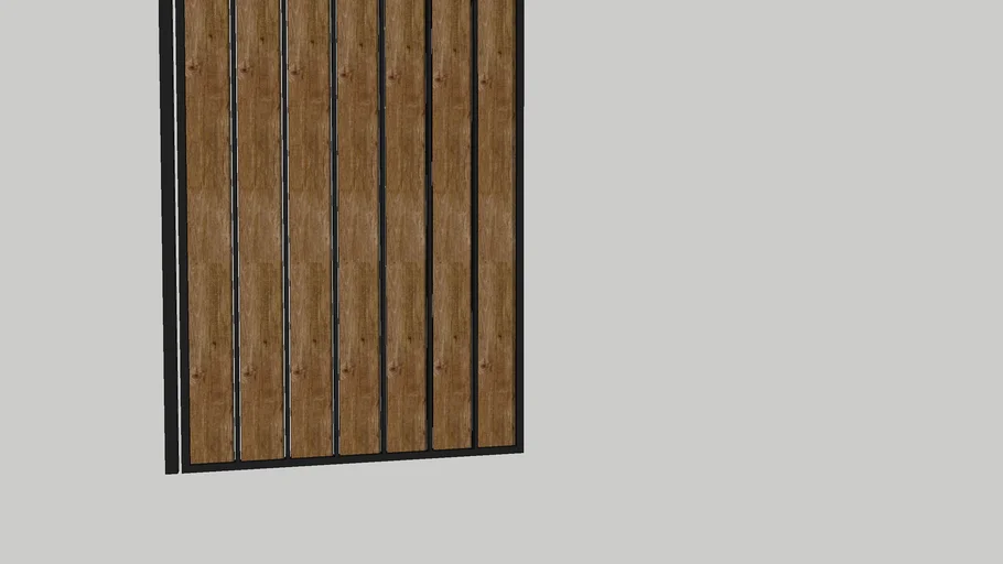Standard Wood and Metal Gate