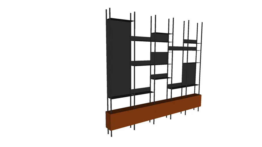 Metal shelf
