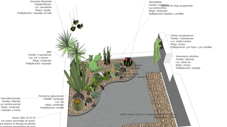 Jardin interior