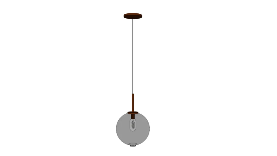 1-Light Single Globe Pendant
