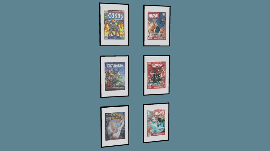 Comic Book Wall Display