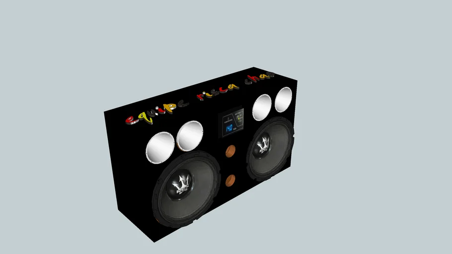 Crie seu carro sketchUP abaedols  caixa  dj  desenhos