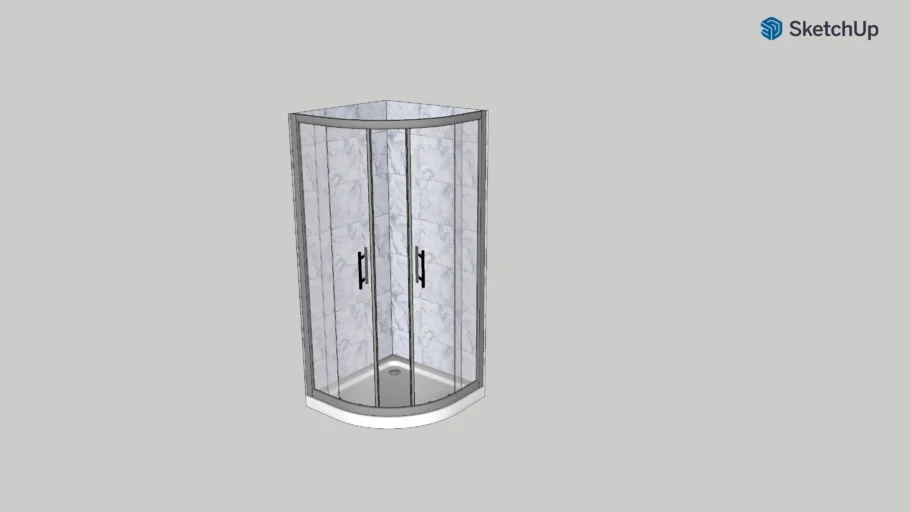 Round Corner Shower
