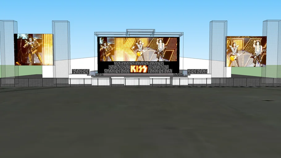 kiss sonic boom tour stage