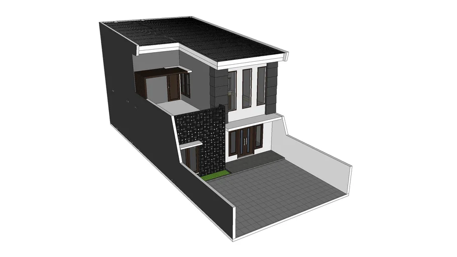 Desain rumah 2 lantai