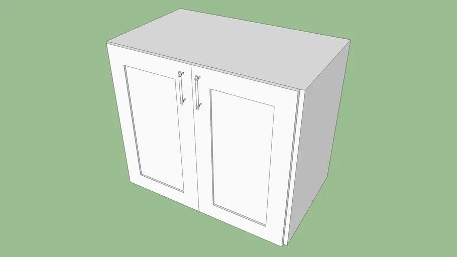 Modular Kitchen Cabinet - Double Doors