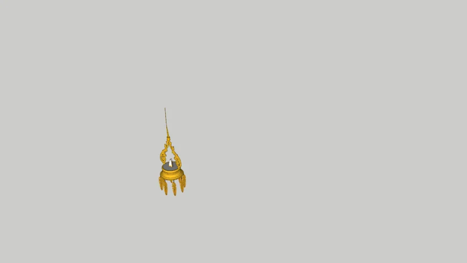 newari traditional hanging light (oil lamp)