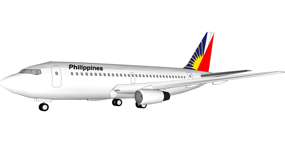 Former and Now Retired Philippine Airlines Boeing 737-300