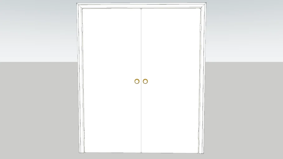 Plain Double Door