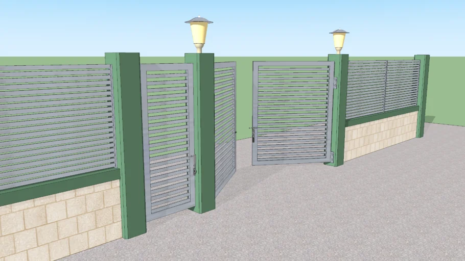 GATE AND BOUNDARY WALL  2