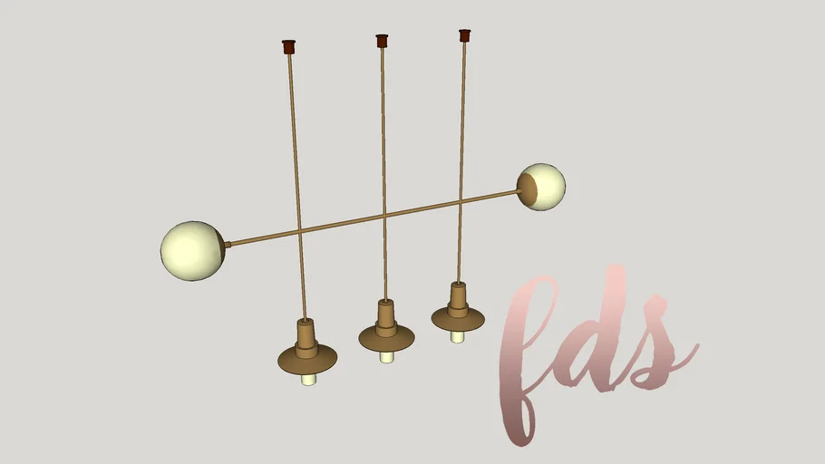 5 Linear Ceiling Light #Lighting #Chandelier #Minimalis #interior #Vray