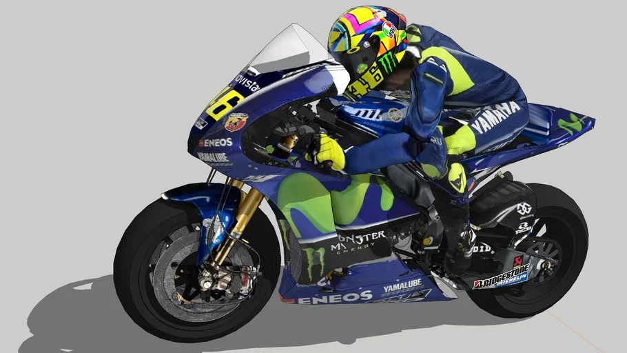 Valentino Rossi YAMAHA M1 YZR 2017