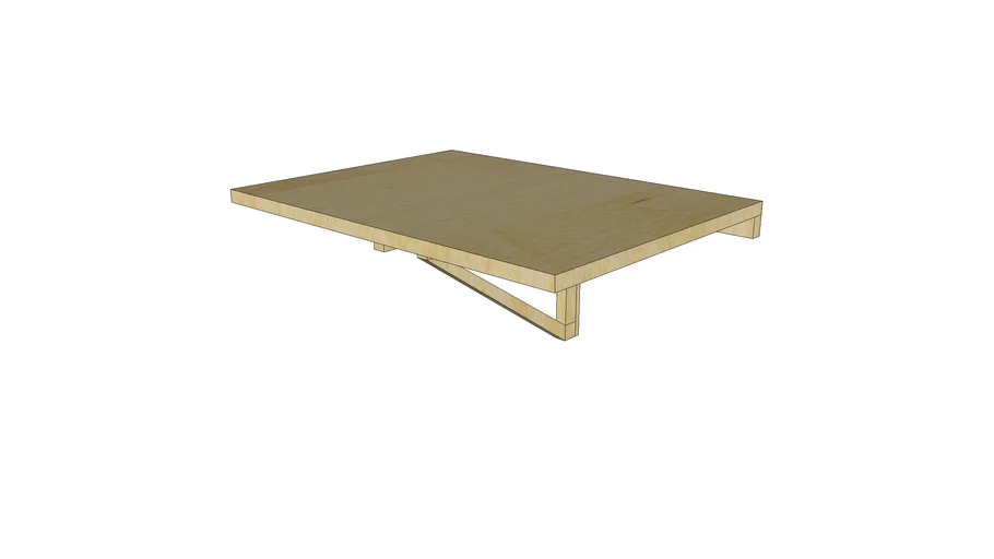 NORBO Wall-mounted drop-leaf table