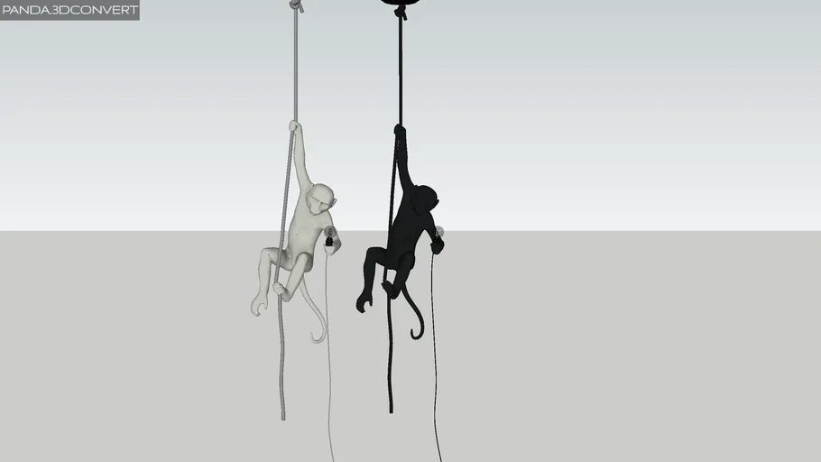 lampa wisząca małpa