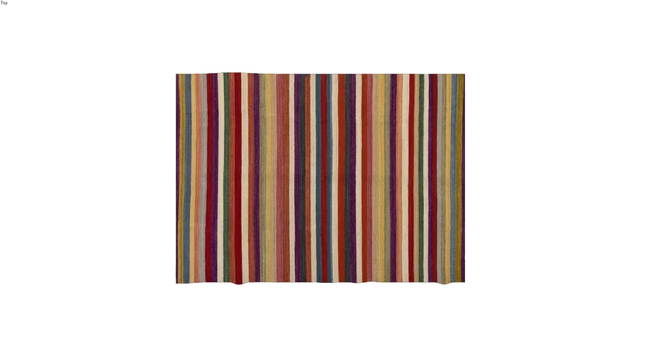 28869 Tapete Kilim Lines Multicolor - Botteh Handmade Rugs