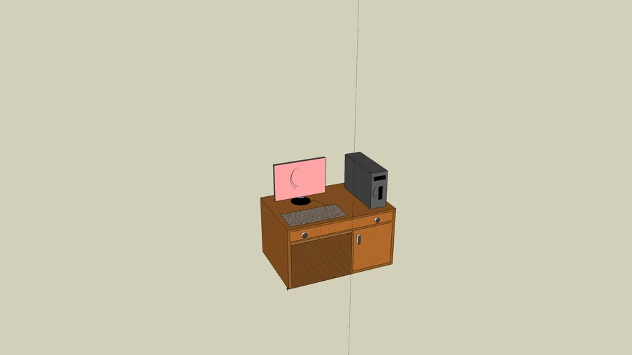 Computer Table | 3D Warehouse