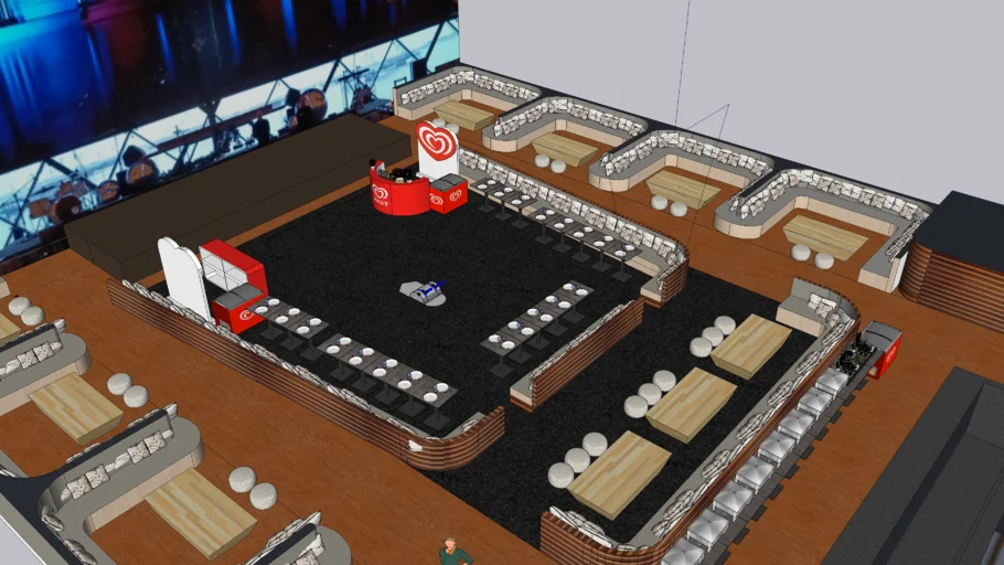 Layout skydance PIK Jakarta