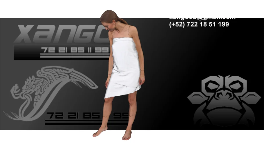 Mujer bañandose, Woman taking a shower, Mulher tomando banho - xango3d