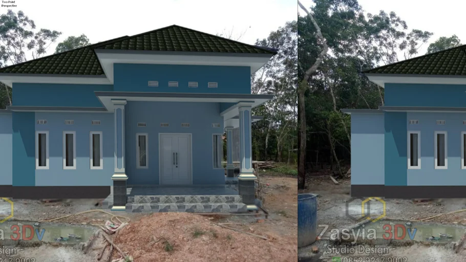 Rumah  Minimalis  Bu Rini Hartati (Macthing Photo)