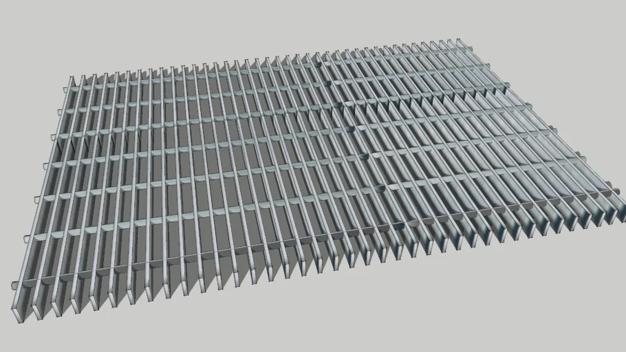 Grating, piso metalico