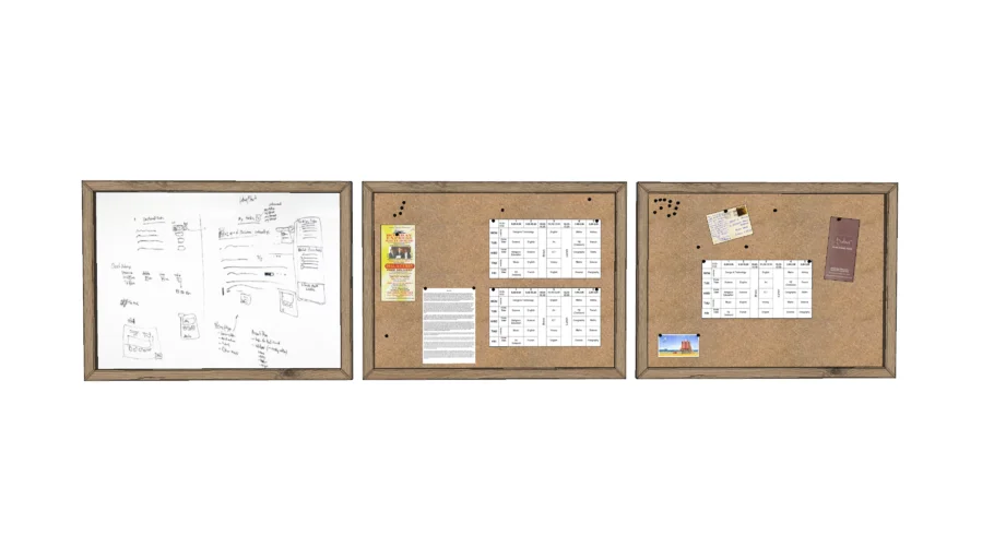 Pin and White Board
