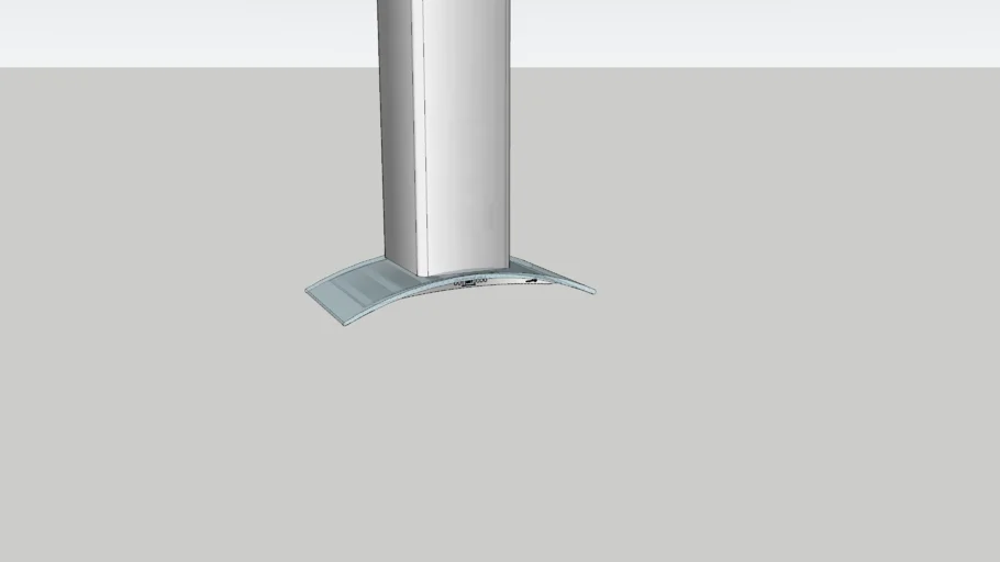 Campana de cocina decorativa 3D