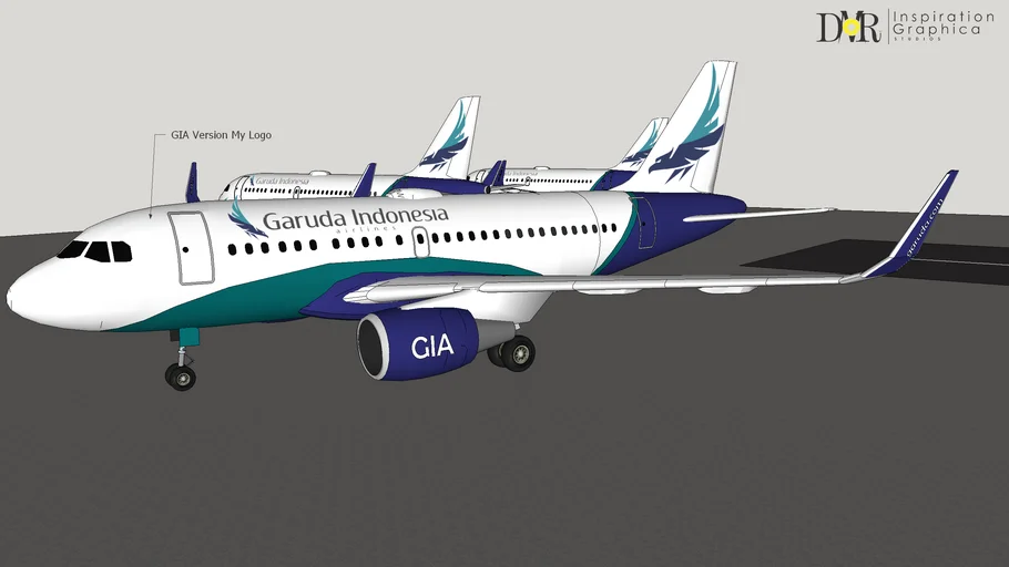 garuda indonesia  A318