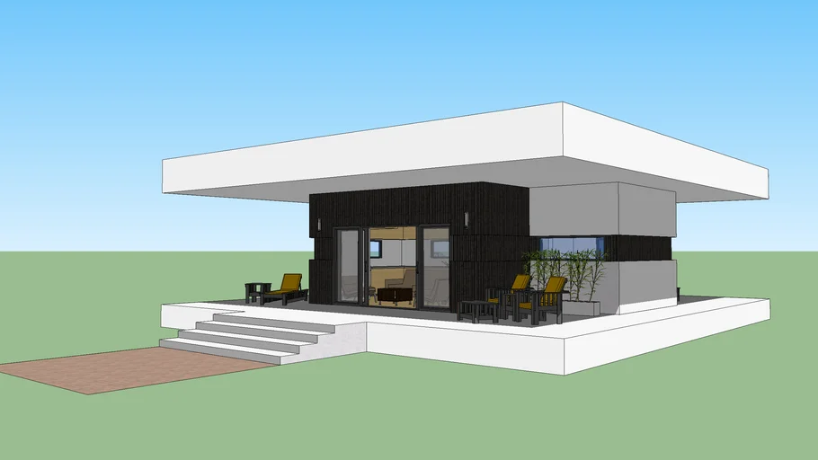 MODERN LAKE CABIN