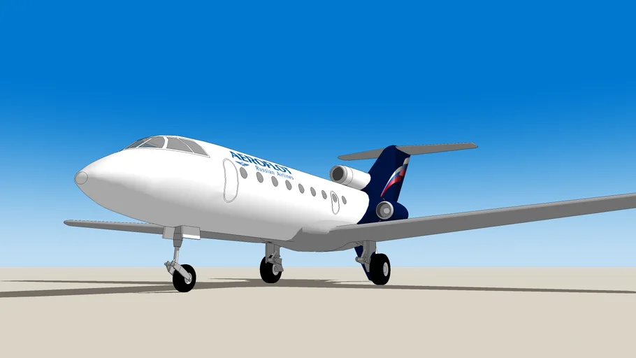Yak-40 small regional jet (Russia:1966)