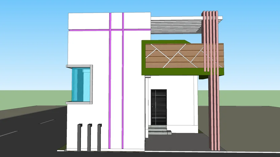 modern house / residence